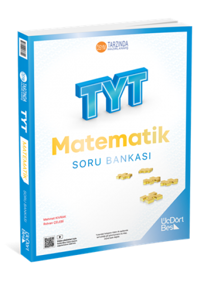 ÜÇDÖRT BEŞ YAYINLARI TYT MATEMATİK SORU BANKASI GÜNCEL BASKI
