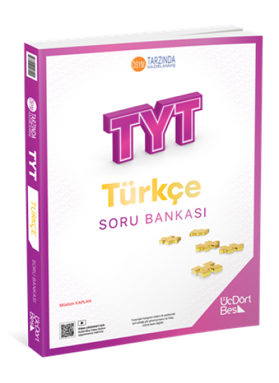 ÜÇDÖRT BEŞ YAYINLARI TYT TÜRKÇE SORU BANKASI GÜNCEL BASKI