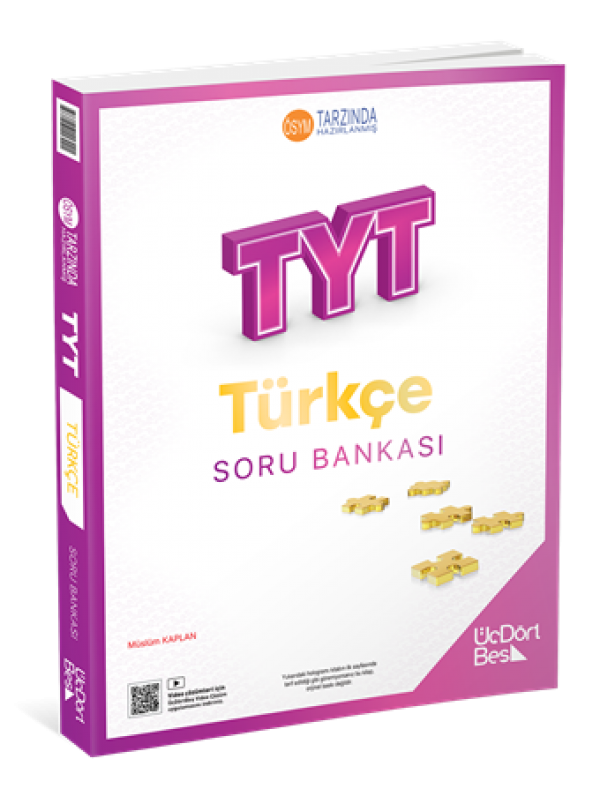 ÜÇDÖRT BEŞ YAYINLARI TYT TÜRKÇE SORU BANKASI GÜNCEL BASKI…