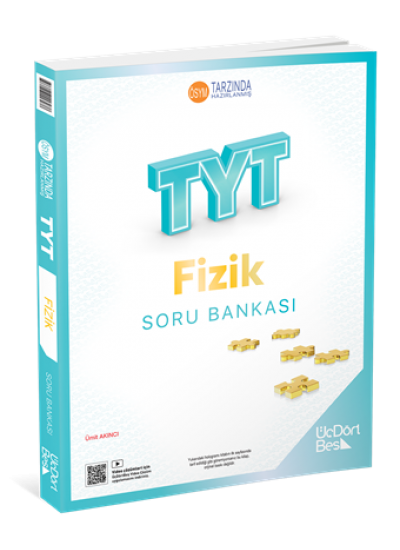 ÜÇDÖRT BEŞ YAYINLARI TYT FİZİK SORU BANKASI GÜNCEL BASKI