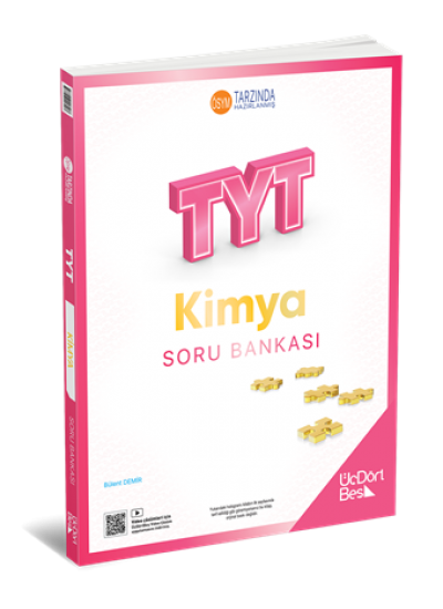 ÜÇDÖRT BEŞ YAYINLARI TYT KİMYA SORU BANKASI GÜNCEL BASKI