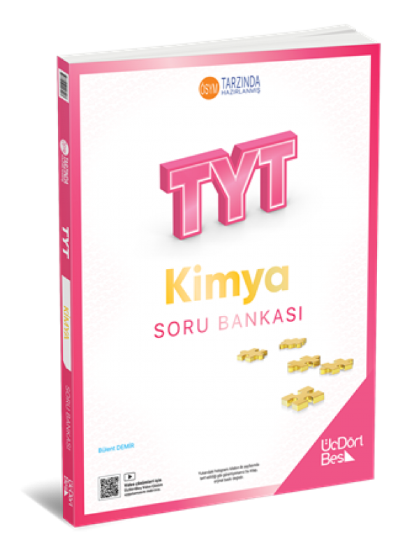 ÜÇDÖRT BEŞ YAYINLARI TYT KİMYA SORU BANKASI GÜNCEL BASKI…