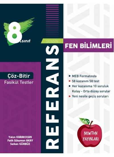8.SINIF REFERANS ÇÖZ BİTİR  FASİKÜL TESTLER--FEN BİLİMLERİ 