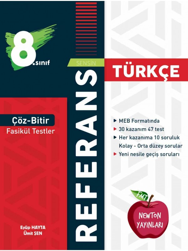  NEWTON YAYINLARI 8.SINIF REFERANS ÇÖZ BİTİR  FASİKÜL TESTLER T…