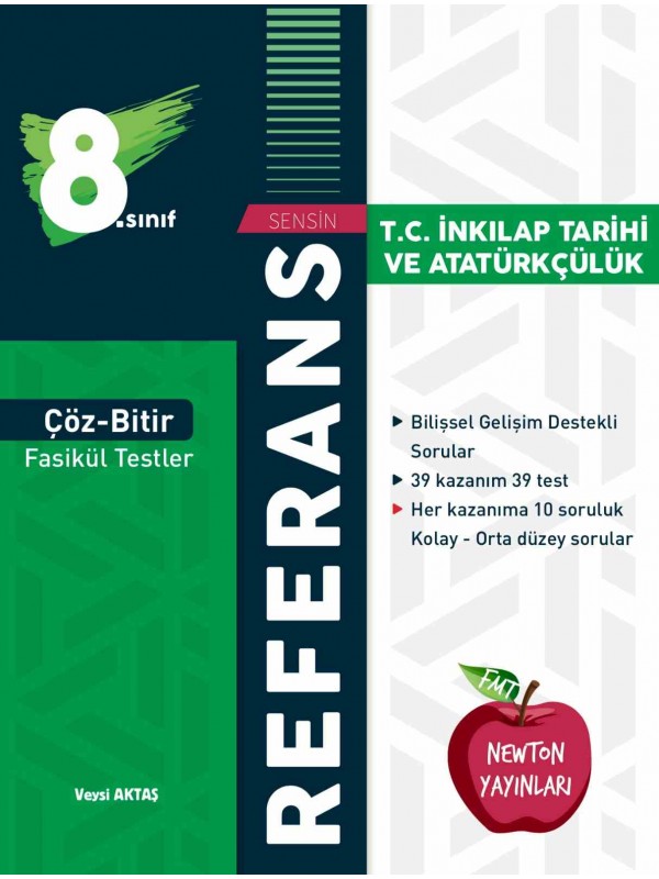  NEWTON YAYINLARI 8.SINIF REFERANS ÇÖZ BİTİR  FASİKÜL TESTLER--T…