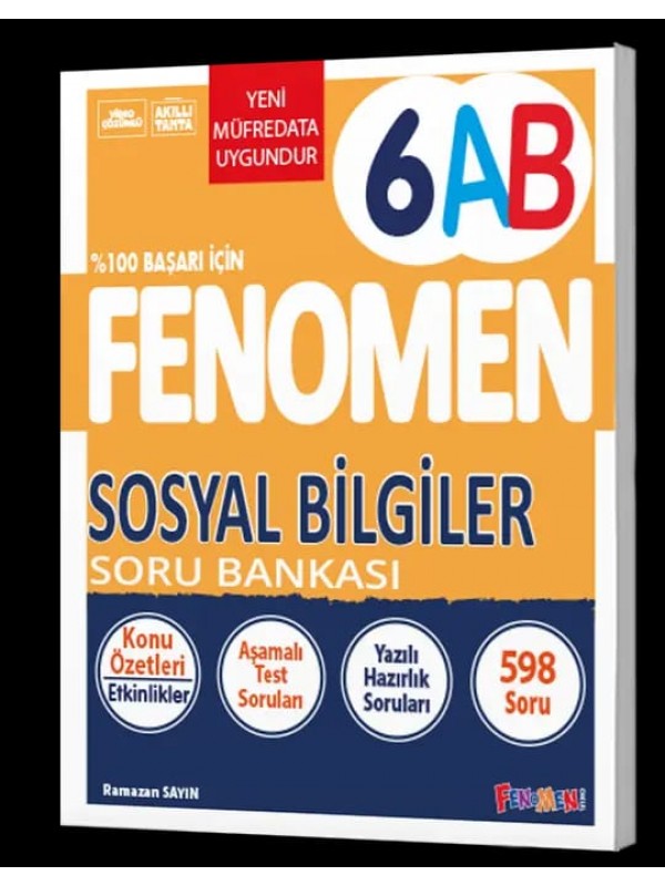 fenomen 6 Sosyal Bilgiler A-B Soru Bankası…