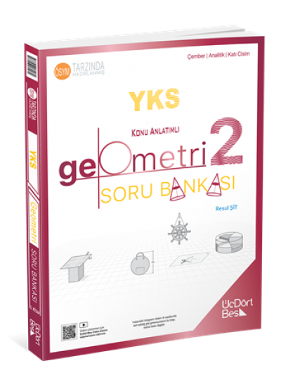 Üç Dört Beş  YKS Geometri 2 Soru Bankası - GÜNCEL BASKI