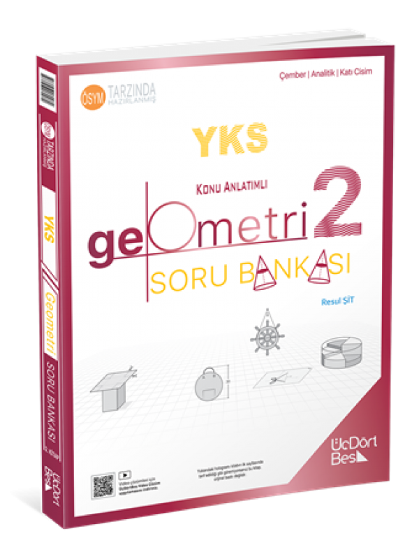Üç Dört Beş  YKS Geometri 2 Soru Bankası - GÜNCEL BASKI…